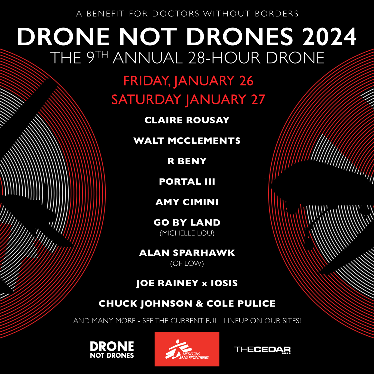 Drone Not Drones 2024 This Friday! (Lineup and Ticket Info for 9th